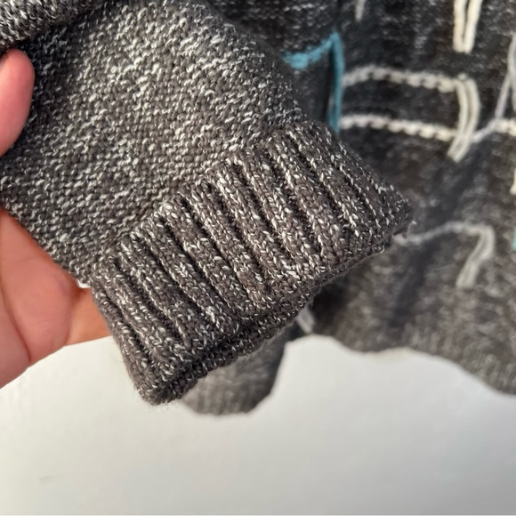 J. Jill Pure Jill Heathered gray sweater size med - Picture 3 of 7